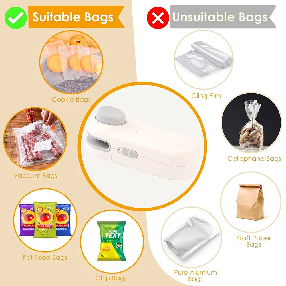 Mini Heat Sealer Food Package Bag Sealing Machine P_0002