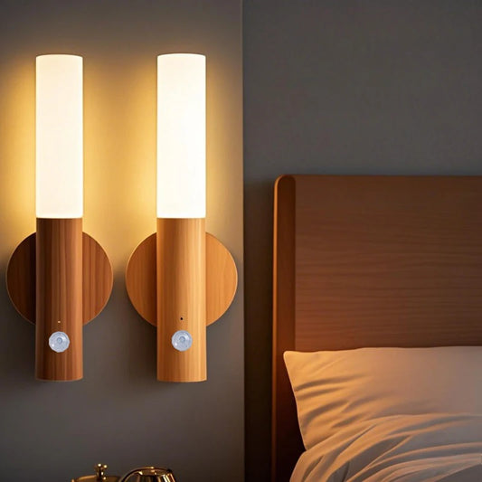 LED Night Light USB Charging Intelligent Human Induction For Bedside Cabinet Home Wardrobe Lighting Motion Sensor Light Led Lamp TGP-005