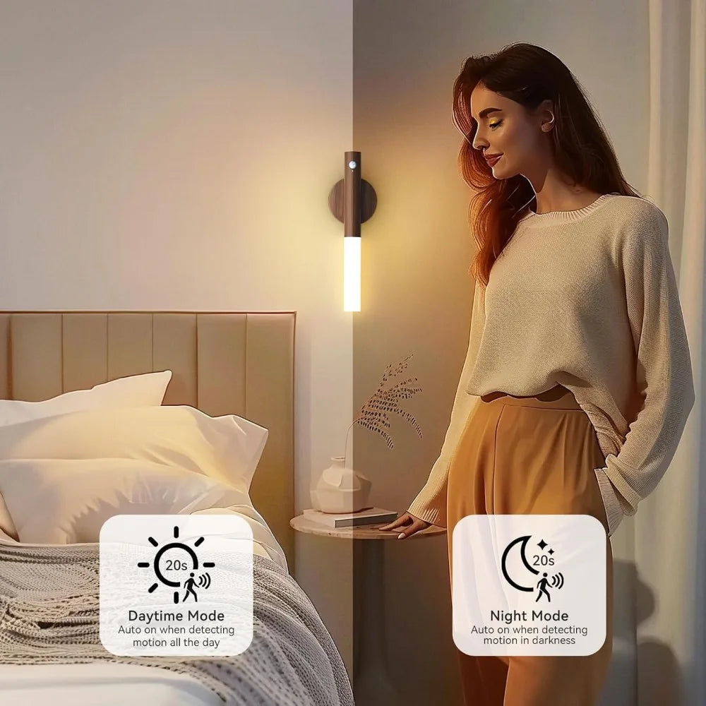LED Night Light USB Charging Intelligent Human Induction For Bedside Cabinet Home Wardrobe Lighting Motion Sensor Light Led Lamp TGP-005