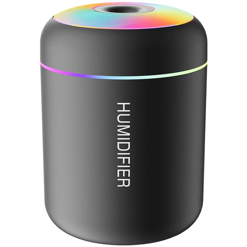 180ML Mini Air Humidifier USB Electric Aroma Diffuser Essential Oil Purifier Aromatherapy Mist Maker Lights For Car Home Bedroom TGP-OO6
