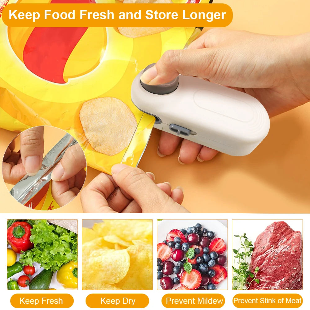 Mini Heat Sealer Food Package Bag Sealing Machine P_0002