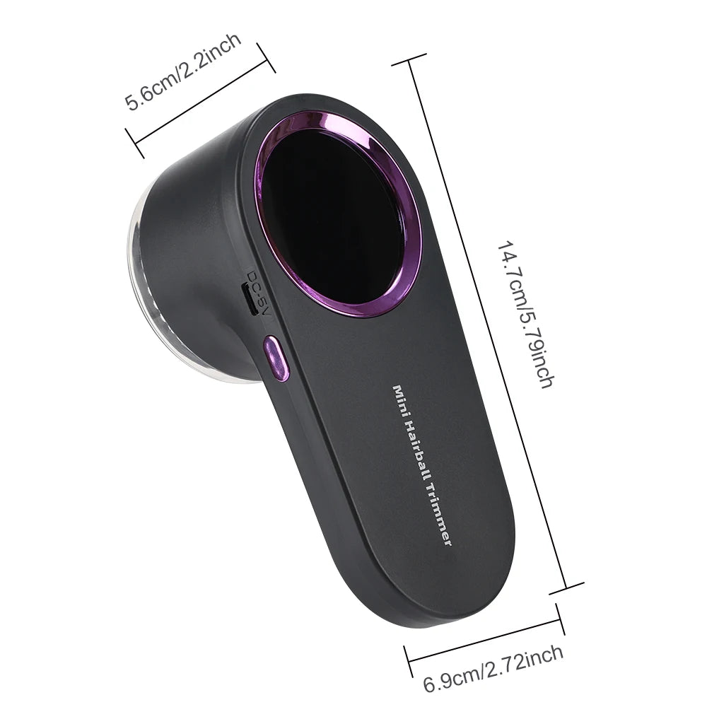 Rechargeable Electric Lint Remover LED Smart Display Portable Clothes Hair Ball Pellet Machine High Speed Motor Lint Trimmer