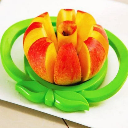 Premium Handle Cut Apple Cutter – Smart Kitchen Gadget 2026 | Stainless Steel Fruit Splitter & Quick Apple Slicer #G-07