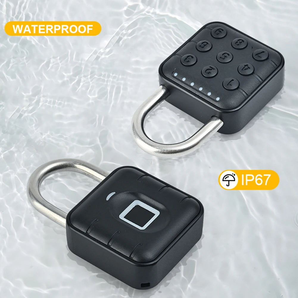 DEFAULT Keyless Fingerprint Lock with Tuya APP Smart Padlock Waterproo