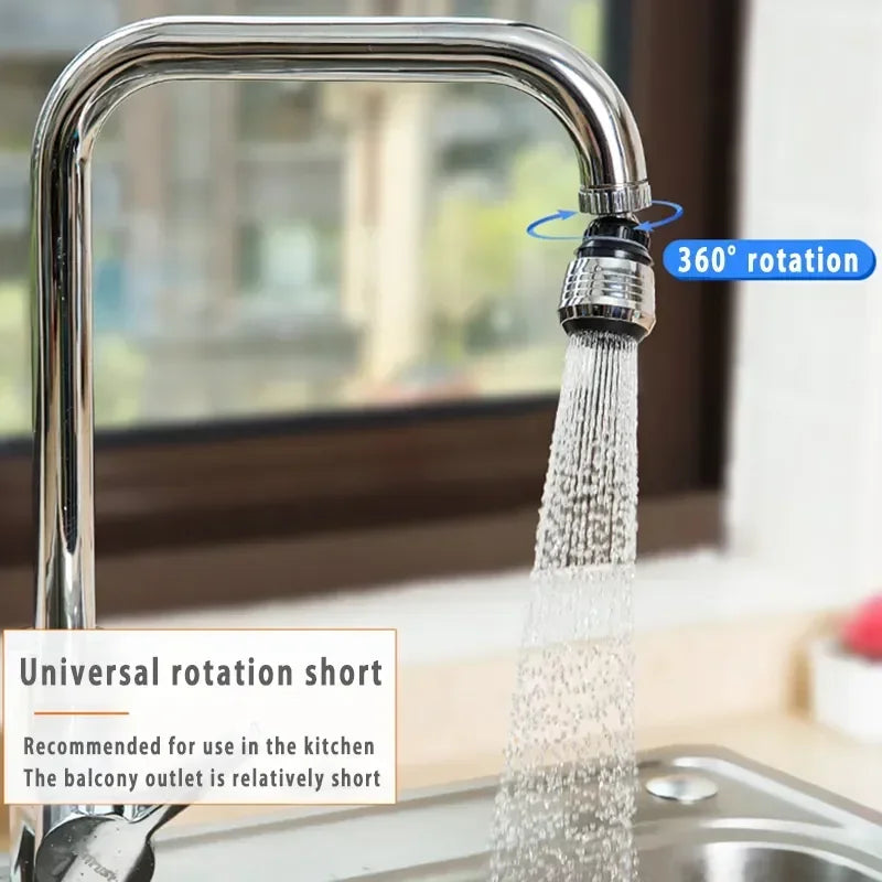 2-Mode 360° Rotatable Faucet Bubbler – High Pressure Water-Saving Smart Kitchen Gadget 2026 #G-08