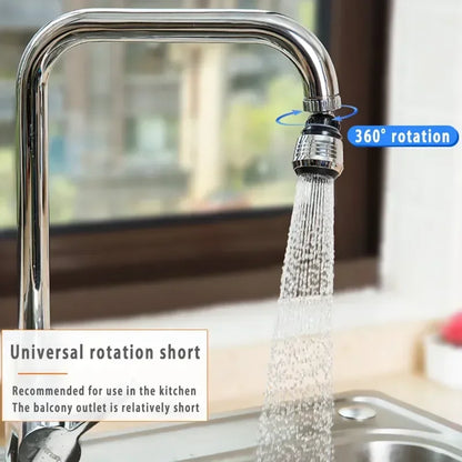 2-Mode 360° Rotatable Faucet Bubbler – High Pressure Water-Saving Smart Kitchen Gadget 2026 #G-08